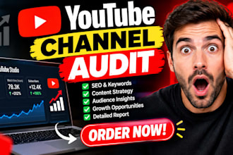 do youtube channel audit and SEO growth strategy report