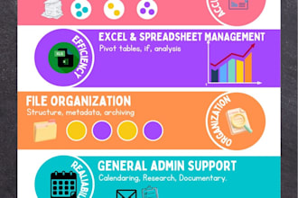 be your virtual assistant, do data entry and file management