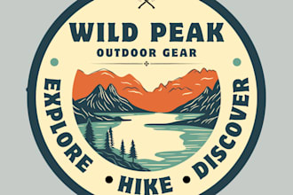 design custom badge, emblem, stamp, patch and vintage logo