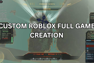 create a complete roblox game with scripting and systems