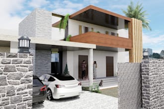 design floorplans, modelling, rendering with creative ideas