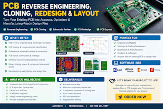 do pcb reverse engineer pcb cloning pcb redesign schematic review and pcb layout