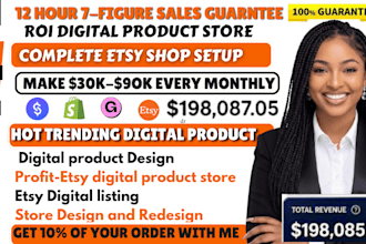 setup etsy shop, optimize etsy seo listing, design winning etsy digital product