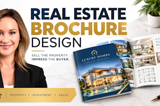 do real estate property brochure design buyer and seller guides