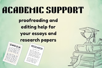 help with formatting and editing essays and research