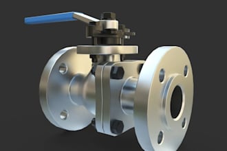 reverse engineer 3d mechanical parts,stl mesh to step,web glb product render,cnc