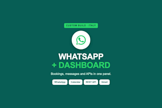 build a custom dashboard and API automations for your business