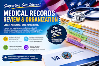 review your VA nexus records and prepare nexus opinion documentation
