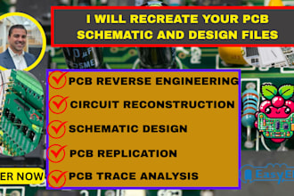 make pcb design pcb layout and circuit schematic pcb reverse