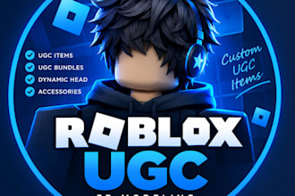 create custom roblox ugc items and bundles
