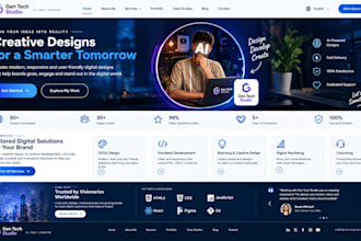 design a modern responsive website for your business