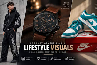 create product advertising and lifestyle visuals