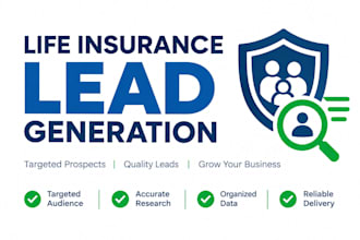 do targeted life insurance lead generation and prospect research