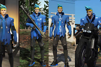do custom fivem ped fivem eup clothing fivem kuttes fivem chain and tattoo