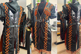 do cosplay costume sewing leather fabric outfits cosplay creation gloves boots