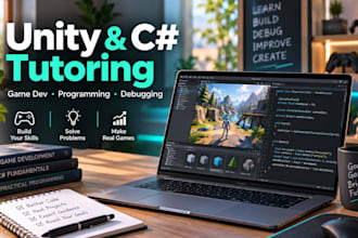 teach you unity c sharp programming and game development