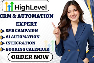 setup gohighlevel crm funnel ai automation sms campaign ghl calendar integration