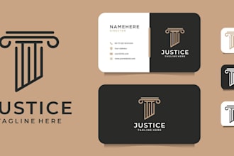 design a modern professional law firm logo