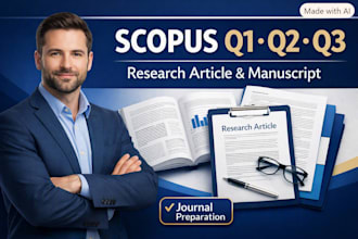 write and prepare research article for scopus q1 q2 q3 q4 journal
