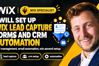 set up wix lead capture forms, email automation wix workflow wix mailchimp