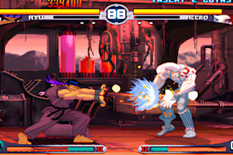 create mugen street fighter characters, sprite animation, rpg for mugen game