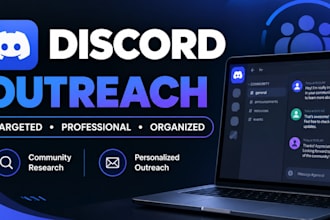 provide targeted discord marketing and community promotion