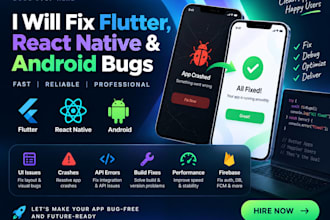 fix flutter react native and android bugs