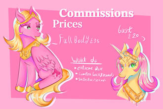 do my little pony commissions