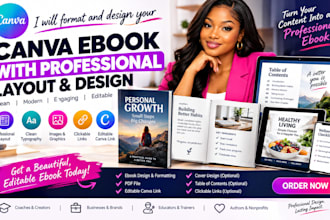 format and design your canva ebook with professional layout