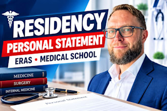 edit your residency personal statement, eras and medical school application