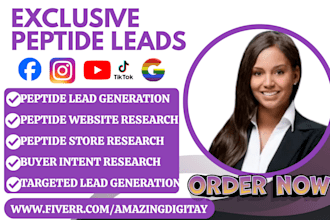 do social medial marketing for peptide website research store fda compliant lead