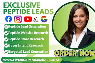 do social medial marketing for peptide website research store fda compliant lead