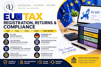 handle eu vat registration vat filing oss ioss and tax compliance