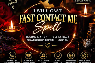cast powerful contact me spell, instant working text me spell, bring back my ex