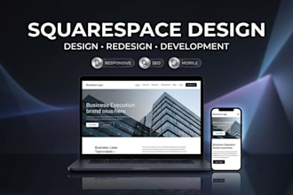 modify redesign your existing squarespace website and website development