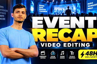 edit a cinematic event recap and highlight video