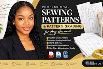 create professional sewing patterns and garment grading in PDF and dxf
