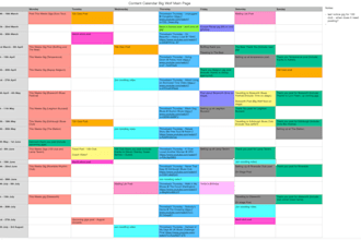 create a social media content calendar for your business