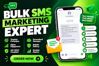 deliver high rate bulk sms campaign, blast bulk emails and whatsapp messages