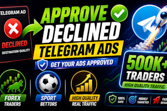 setup approved telegram ads for your forex channel