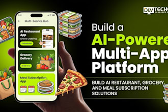 build ai restaurant app online ordering grocery delivery meal subscription app