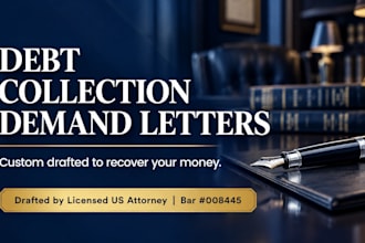 draft a powerful debt collection demand letter to recover funds as a US attorney