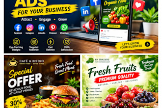 design social media ads and promotional posts