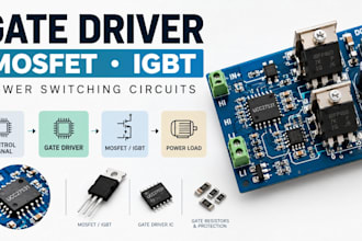 design mosfet igbt gate driver and power switching circuits for your projects