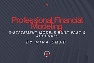 build a professional 3 statement financial model in excel