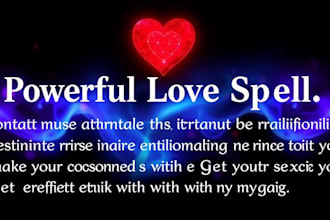 cast love spell for you