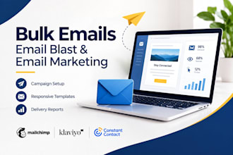 send bulk emails, email blast and email marketing campaign