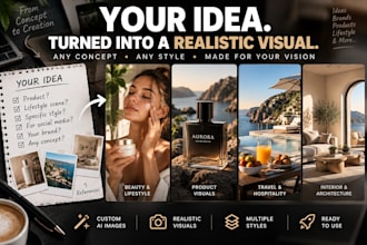 create custom realistic ai images for your brand or product