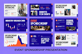design a sponsorship pitch deck brand event conference sponsorship proposal ppt