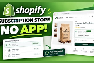 build your shopify membership store with recharge or bold subscriptions